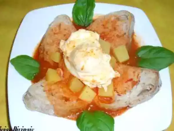 Receita Tomatada alentejana