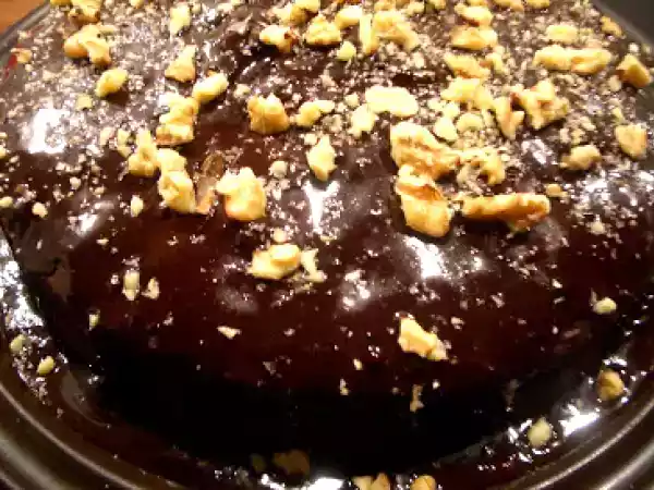 Receita Bolo de chocolate com nozes