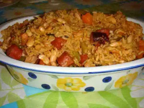 Receita Arroz de panela de pressão