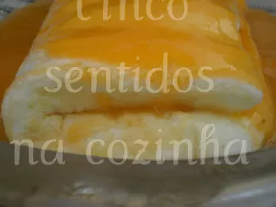 Receita Torta de claras com doce de ovo
