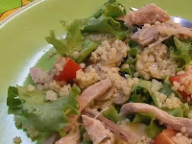 Receita Salada de frango e cuscuz
