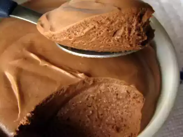 Receita Falsa mousse de chocolate