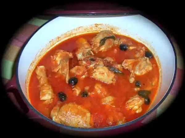 Receita Chicken cacciatore / frango à caçador!