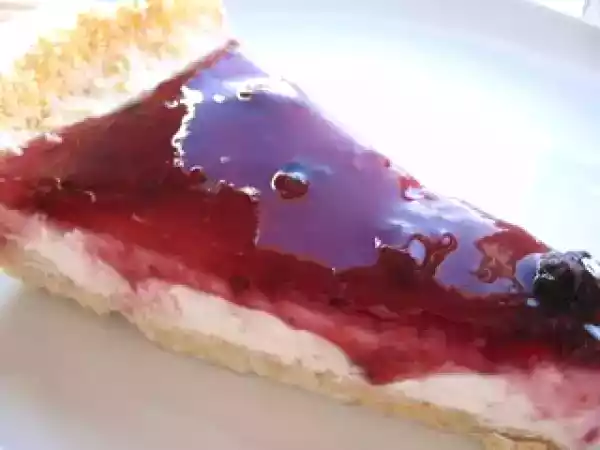 Receita Cheesecake de frutos vermelhos