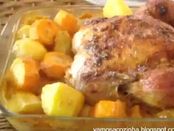 Receita Frango com coco no forno