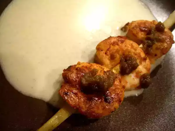 Receita Camarão agridoce com curry verde tailandês