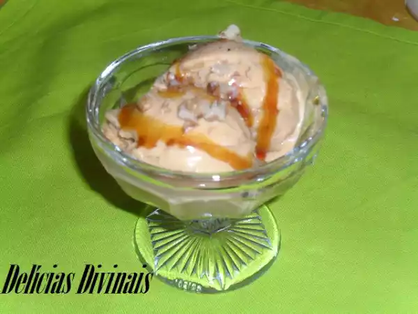 Receita Gelado de caramelo