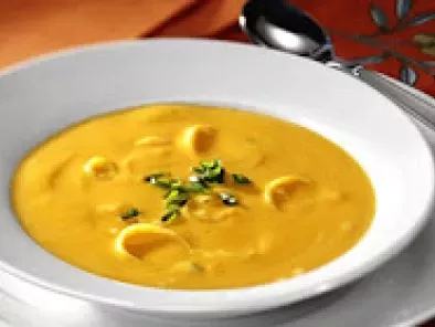 Receita Sopa de abóbora e alho-poró (vegana)