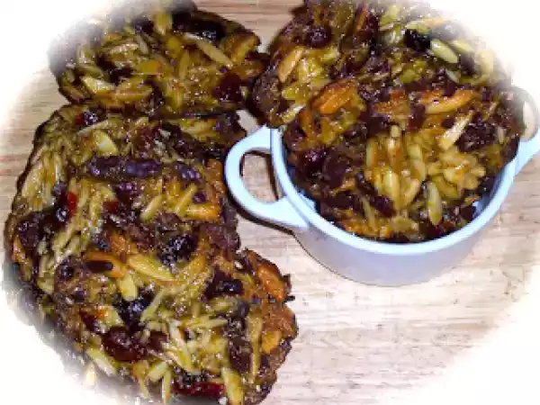 Receita Florentinas de amêndoas e arandos!