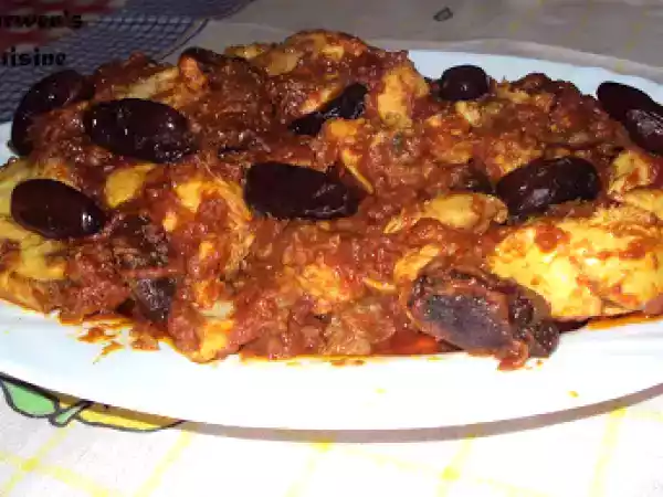 Receita Frango com mel à marroquina