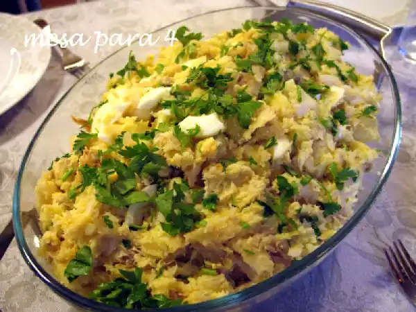 Receita Bacalhau da minha mãe