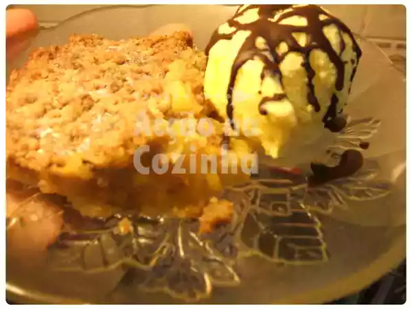 Receita Crumble de fruta variada com farinha de alfarroba