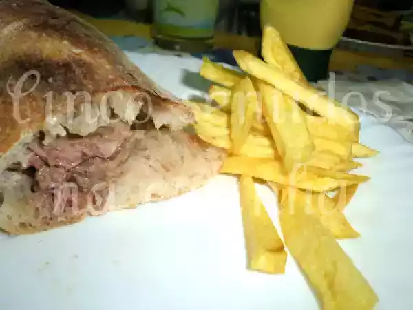Receita Prego no pão com mostarda à antiga