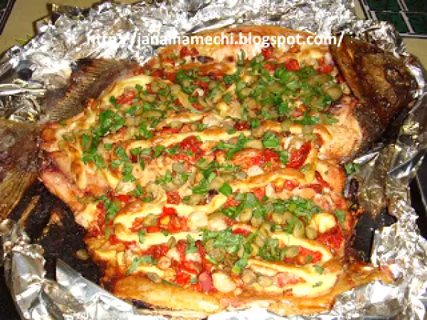 Receita Pacu assado - aberto