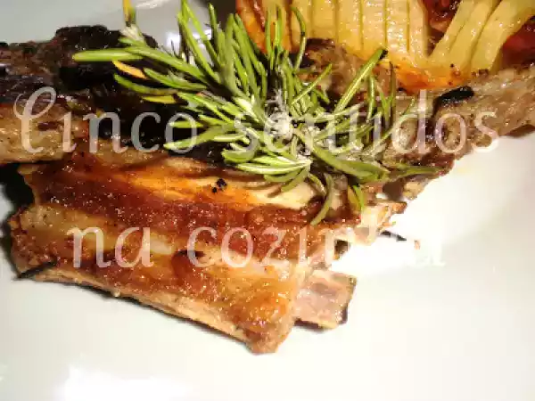 Receita Borrego grelhado com alecrim