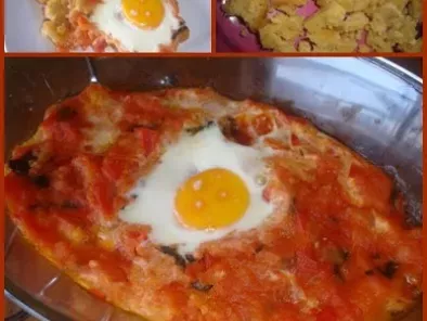 Receita Açorda de tomate com ovos e broa no forno