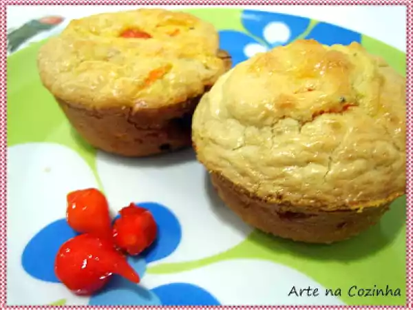 Receita Muffin light de aveia e legumes