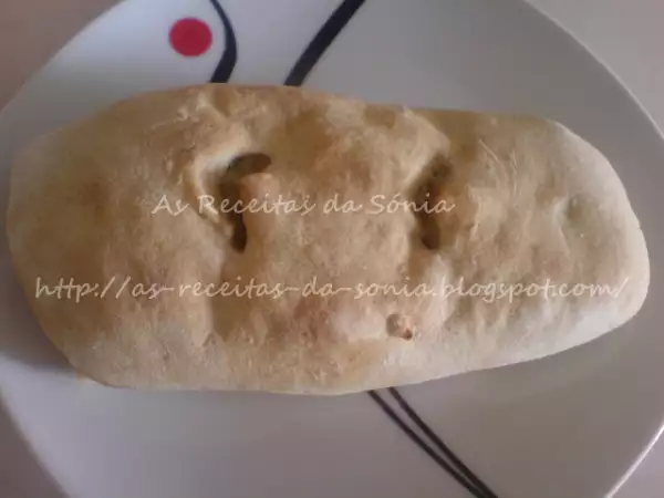 Receita Pão com bacalhau