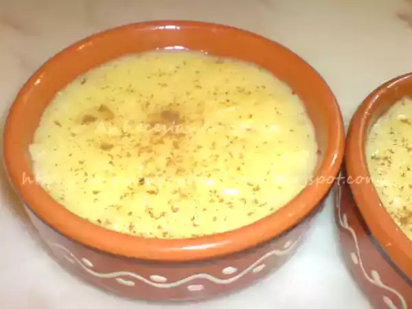 Receita Arroz doce com ovos