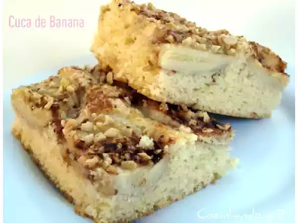Receita Cuca de banana