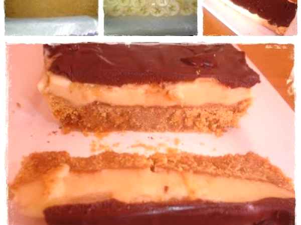 Receita Tarte enformada de doce de leite, banana e chocolate