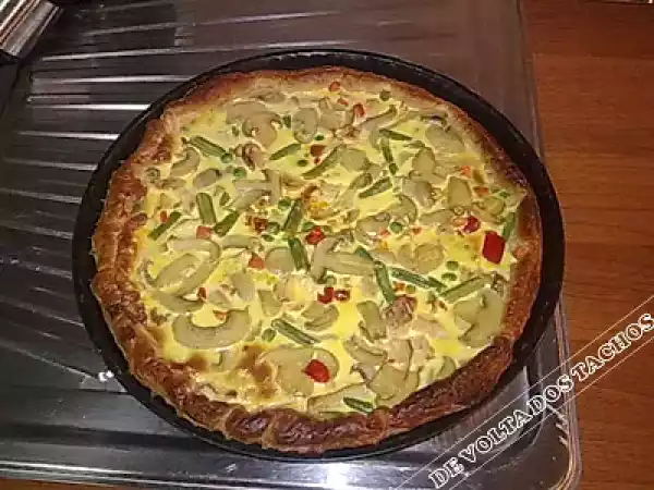 Receita Quiche de legumes
