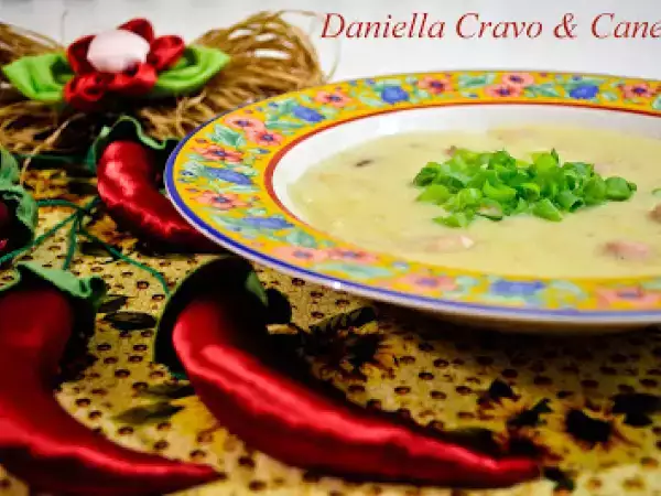 Receita Creme de batata e bacon