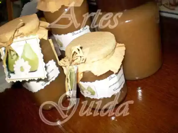 Receita Doce de pêra aromatizado com cardamomo.parte ii