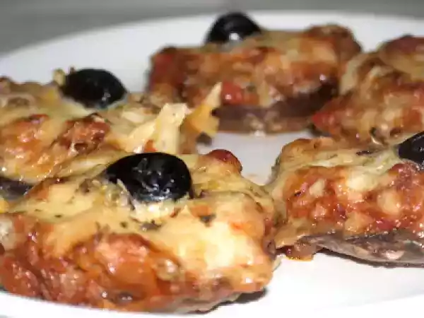 Receita Cogumelos recheados com tomate seco, manjericão e mozarela