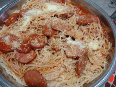 Receita Spaghetti à calabresa