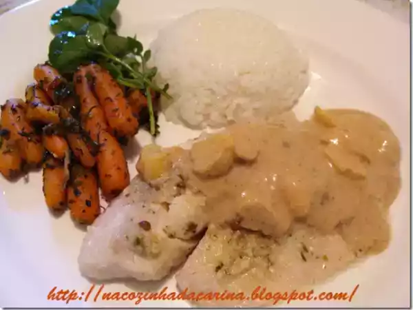 Receita Filé de peixe com molho de mostarda
