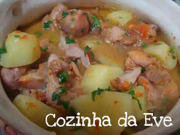 Receita Frango ensopado