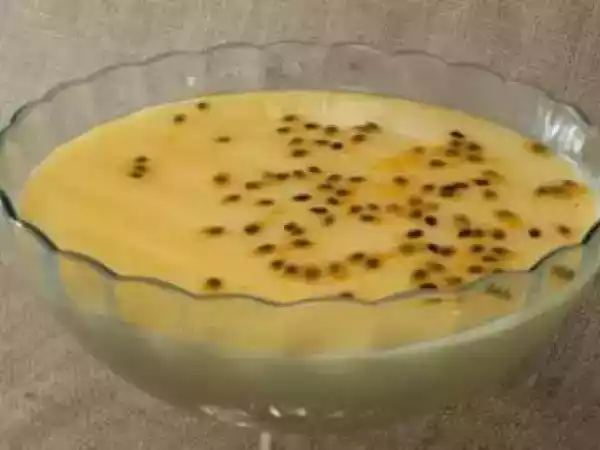 Receita Mousse de maracujá rápido