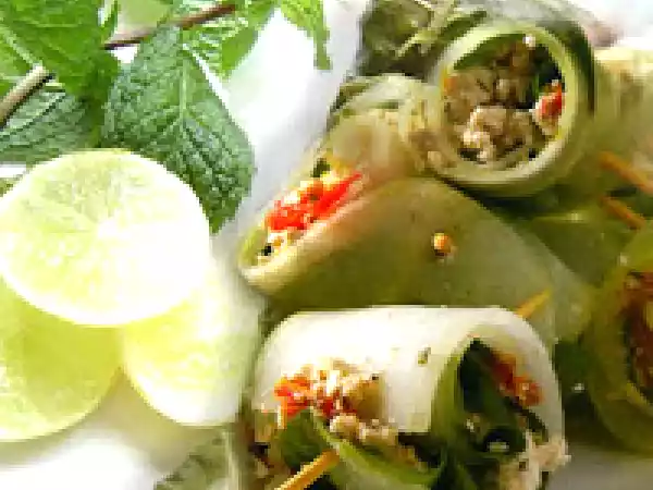 Receita Aperitivo de pepino (vegana)