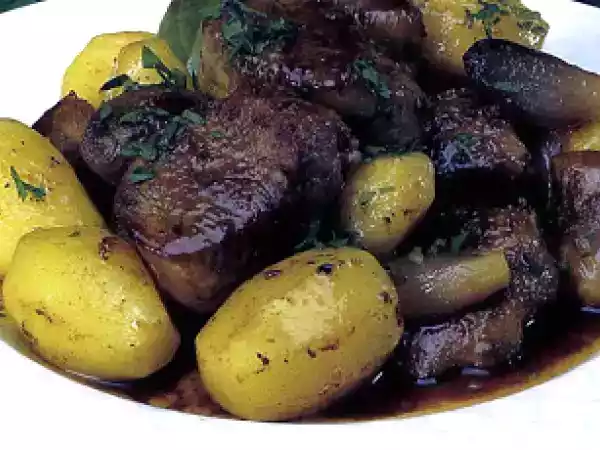 Receita Medalhões de porco com cebolinhas