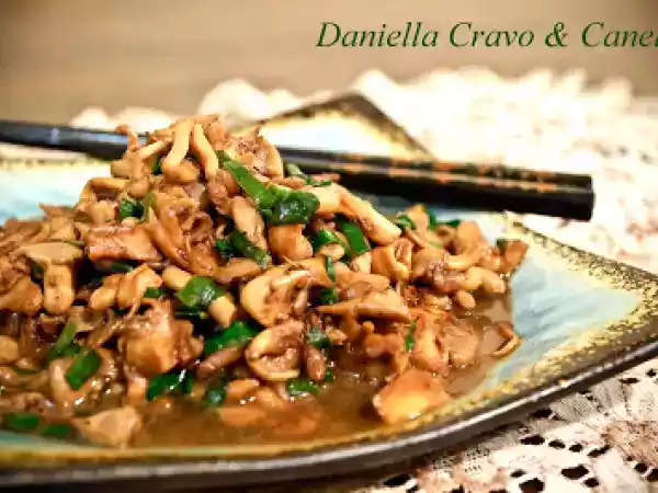 Receita Shimeji na manteiga