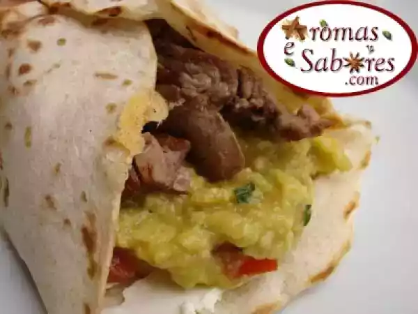 Receita Tacos de carne improvisados