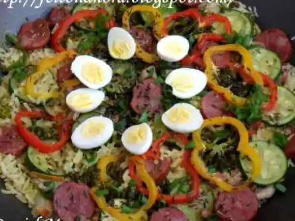 Receita Paella caipira