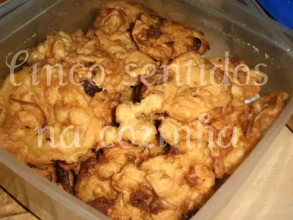 Receita Pataniscas de pescada e delicias do mar