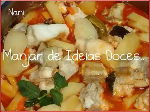 Receita Caldeirada de vários peixes (mana)