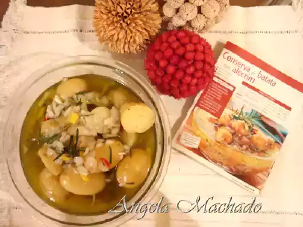 Receita Conserva de batata com alecrim