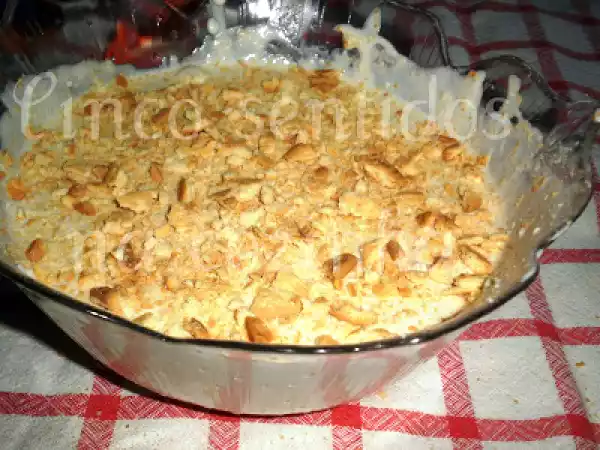 Receita Mousse de bolacha maria