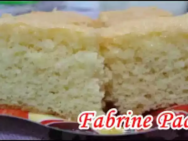 Receita Bolo d' água