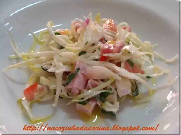 Receita Saladinha de repolho