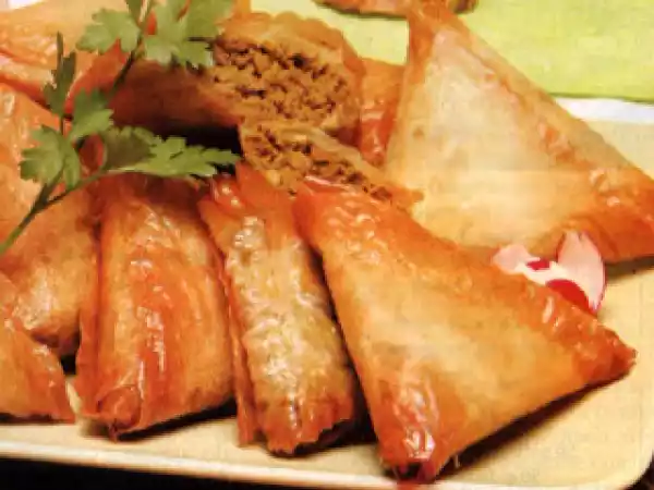 Receita Chamuças rápidas
