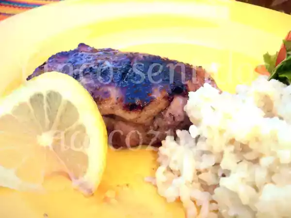 Receita Magret de pato grelhado com mistura de ervas e arroz integral