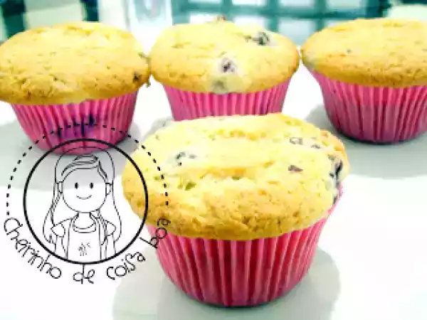 Receita Muffin de amora