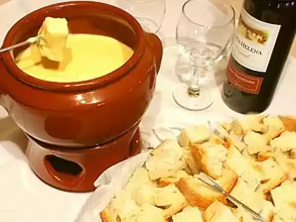 Receita Fondue de queijo feito na hora