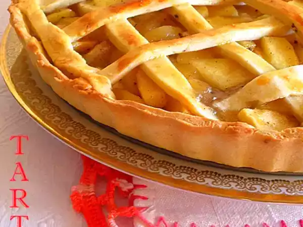 Receita Tarte de maçã e castanha
