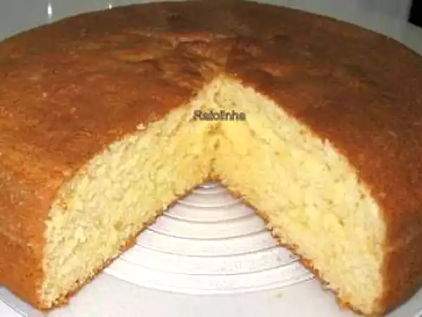 Receita Bolo de natas